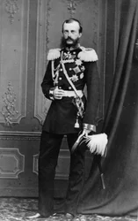 Porträt von Großherzog Michael Nikolajewitsch von Russland, aus dem Studio von E. Westly und Co.